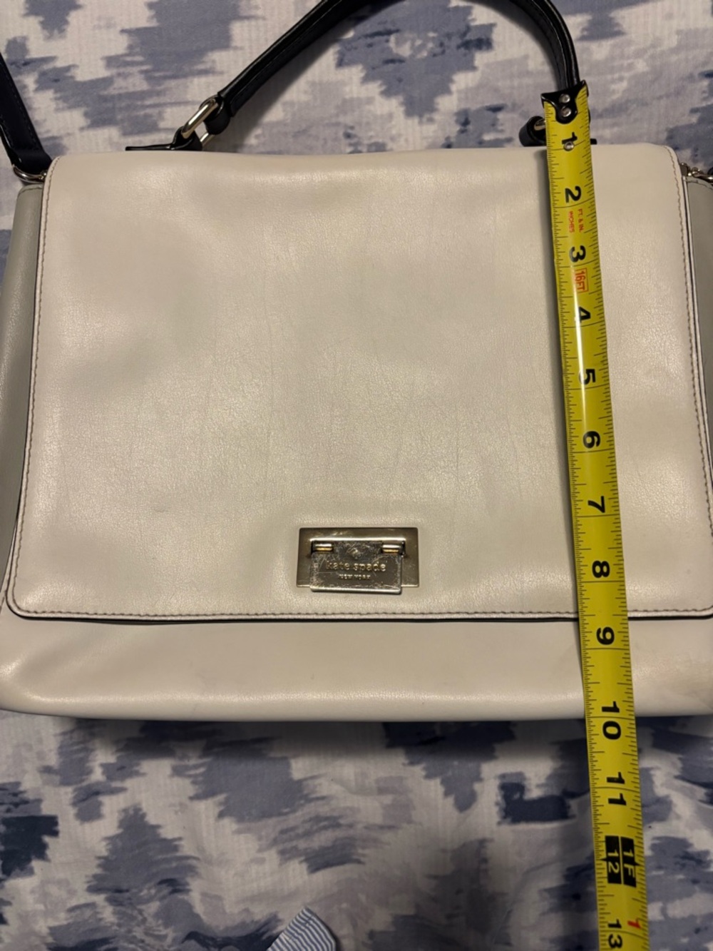 Kate Spade Large Laurel Magnolia Trapeze Satchel - Picture 14 of 16